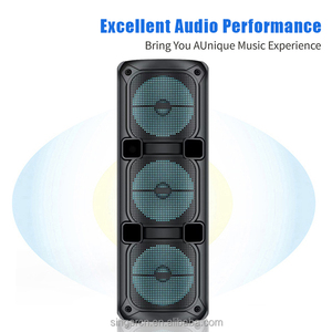 GY-8308 ลำโพงพกพาสำหรับงานปาร์ตี้กลางแจ้งขนาด 8 นิ้ว 3 ตัว กำลังขับสูง - Product Image 2