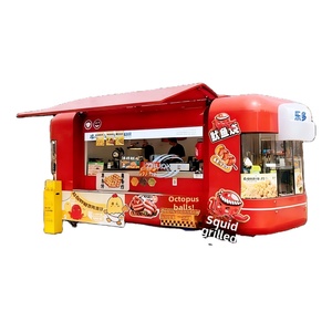Carrito de Comida Móvil para Venta Ambulante, Camión de Comida Personalizable con Graffiti, Cocina Completa - Product Image 3