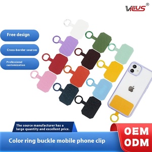 Cross-biên giới mới điện thoại di động dây đeo dễ thương nylon dây vá chống mất bevel thẻ Vòng Gasket cổ treo thẻ chữa khỏi vải - Product Image 3