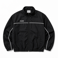 Veste coupe-vent unisexe vintage à rayures latérales, col montant, fermeture éclair intégrale, streetwear technique, vêtements d'extérieur, personnalisable OEM ODM en gros