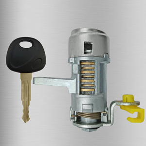 Cilindro de cerradura cilíndrico QY184M2 para Kia K2, aleación de zinc, 1 llave incluida - Product Image 1