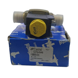 Válvula Solenoide Casto/Torto, Bobina de 220V, Latón y Plástico, Unidireccional, para Refrigeración y Aire Acondicionado - Product Image 3