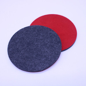 Disque de polissage en feutre Weiyuan 5 pouces 125 mm auto-adhésif pour polissage automobile, meuleuse d'angle, disque en polyester non abrasif - Product Image 1