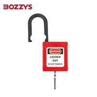 Cadenas de verrouillage de sécurité isolé à anse en nylon de 25mm avec clé principale pour le verrouillage/étiquetage de l'isolation électrique