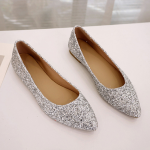 MSGO-Zapatos de Punta Ligera para Mujer, Color Puro con Suela Blanda, Primavera y Verano, Novedad de 2023 - Product Image 5