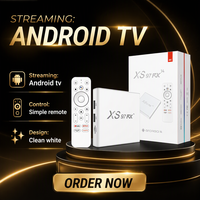 Boîtier TV Android 14 RK3518 Quad-Core 2 Go + 8 Go, appareil de streaming 4K avec Wi-Fi 6