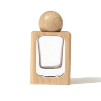 Flacon compte-gouttes de luxe 30 ml à épaule plate et fond épais pour crème contour des yeux, emballage cosmétique en verre carré avec logo et boîte personnalisés