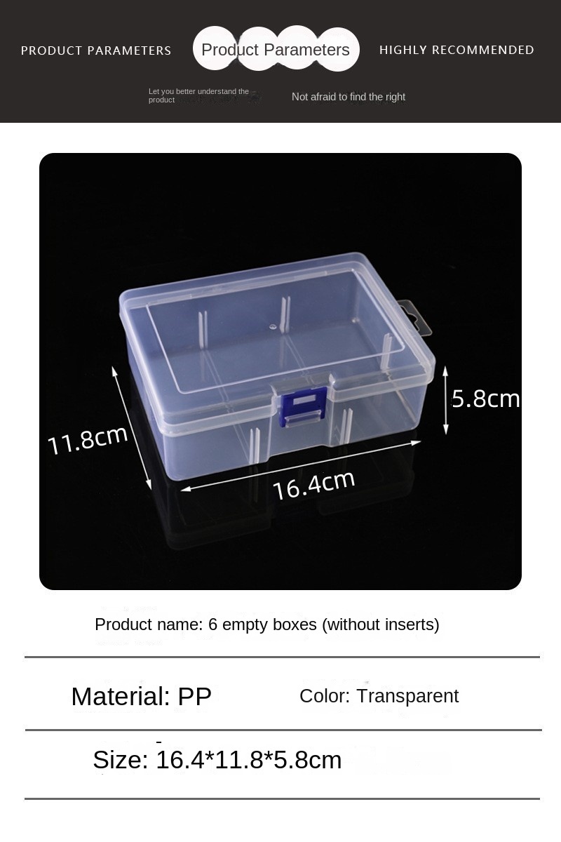 16,4*11,8*5,8 centimetri