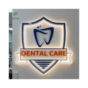 Azienda interna 3D logo della Reception Custom <span class=keywords><strong>Led</strong></span> segno di bordo luce in acrilico segno <span class=keywords><strong>Led</strong></span> in metallo oro retroilluminato <span class=keywords><strong>Led</strong></span> Business Sign - Product Image 3