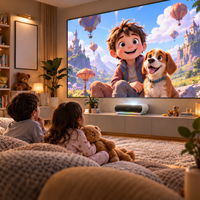 Projecteur laser RGB 1080P à ultra courte focale, intelligent Android HDR10+ MEMC, vente en gros, fabricant OEM ODM pour distributeurs mondiaux