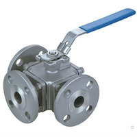 Série de vannes à boisseau sphérique industrielles : Acier inoxydable/Laiton, Fileté/Flangé, 1/4"~4", pour l'eau, l'huile et le gaz