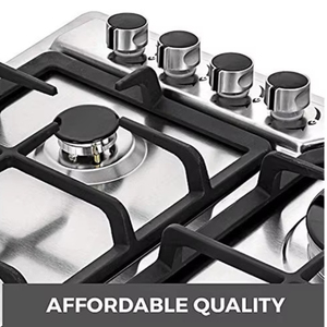 Fornello a Gas Incasso a 4 Fuochi in Acciaio Inox di Alta Qualità a Basso Prezzo per Cucina - Product Image 4