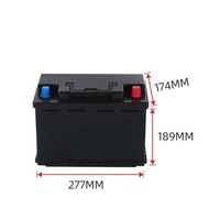 AGM 66L MBN66L 57217 agm-h6-70 57069 20-72-L 280ah lifepo4 boîtier de batterie 24v 12v batteries vide boîtier de batterie de voiture