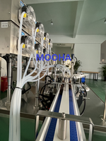 Machine de remplissage et de bouchage automatique de liquides 10 ml, ligne de remplissage et de bouchage monobloc pour bouteilles, machine de remplissage de sirop liquide