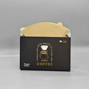 Filtres à café coniques jetables écologiques en forme de U dosettes de papier pour cafetière goutte à goutte Logo personnalisé outil à thé en forme de sac - Product Image 5