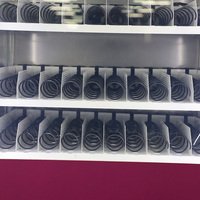 Máquina Expendedora Espiral Automática con Pantalla Táctil, Máquina Expendedora Autoservicio para Alimentos y Bebidas, Máquina Expendedora de Snacks