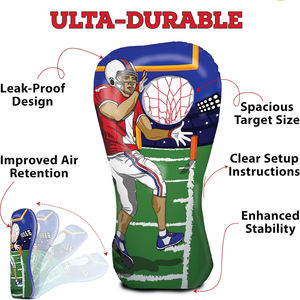 กระสอบทรายเป่าลม JOSEN ปรับระดับได้ รูปทรงฟุตบอล สำหรับเด็กอายุ 8-12 ปี ขนาด 60 นิ้ว ทำจากวัสดุ PVC นุ่ม ทนทาน - Product Image 4