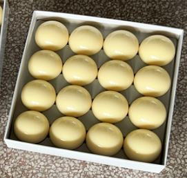 Alta calidad 2-1/16 "Snooker Cue Ball 16 unids/caja 52,5mm <span class=keywords><strong>bola</strong></span> de <span class=keywords><strong>billar</strong></span> <span class=keywords><strong>blanca</strong></span> 2-1/16 pulgadas a la venta - Product Image 2