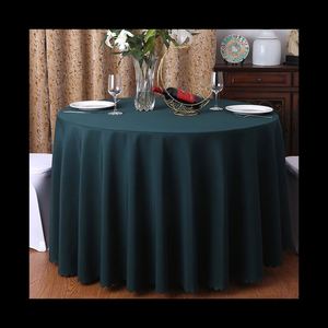 2026 <b>Round</b> <b>Tablecloth</b> Waterproof Stain Resistant Washable <b>Tablecloth</b> Polyester <b>for</b> Wedding - Product Image 3
