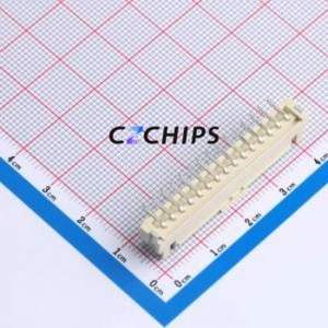 ZX-HA2.54-15PLT Wire-to-Board Pin Header SMD,P=2.5mm Connector 1x15P 2.5mm Vertical Mount XHB - Product Image 2