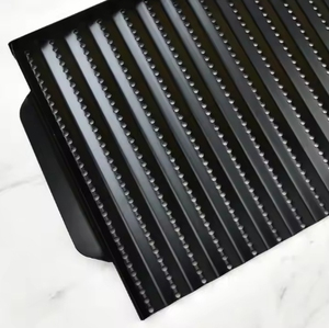 Plancha de Hierro Fundido Rectangular Moderna Antiadherente con Diseño Ondulado para Asar Carne al Aire Libre, Ideal para Camping, con Asa - Product Image 5