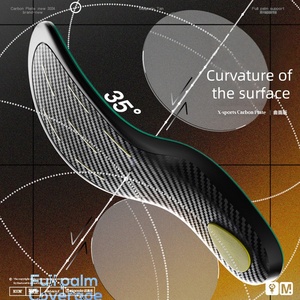 Semelles intérieures de sport en carbone incurvé 2025, confort, soutien de la voûte plantaire stable, antidérapantes, antichocs, gel PU, pour chaussures de basket-ball - Product Image 5