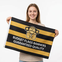 Drapeaux publicitaires extérieurs personnalisés résistants aux intempéries, impression par sublimation HD, écologiques, tailles sur mesure, pour annonces immobilières, robustes