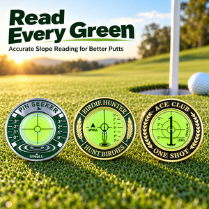 Niveau à bulle OEM ODM pour lecteur de green de golf 40 mm – Accessoire portable de lecture de pente pour marques et distributeurs de golf - Product Image 1