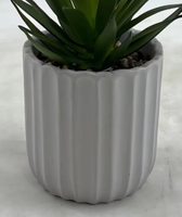 Plantes succulentes artificielles en plastique vertes, haute simulation, écologiques, mini 17 cm pour la décoration de la maison et de mariage