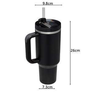 Mismo Estilo, Termo Portátil de Acero Inoxidable de Doble Pared con Aislamiento al Vacío, Antiderrames, 30oz, Mantiene la Temperatura por 6 Horas, Doble Boca, Estilo Americano - Product Image 2