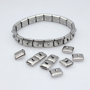 Abalorios y Eslabones de Acero Inoxidable para Pulseras Italianas, Joyería para Mujer, Regalo, Piezas y Accesorios para Manualidades DIY - Product Image 4