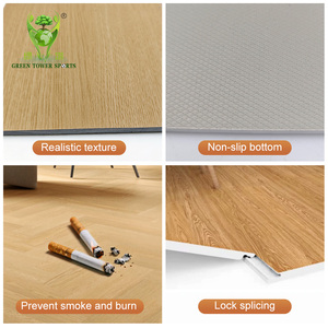 Revêtement de sol SPC rigide de 5,0 mm, imperméable, résistant aux brûlures de cigarettes, dalles de sol en <span class=keywords><strong>PVC</strong></span> pour usage résidentiel et commercial en intérieur - Product Image 5