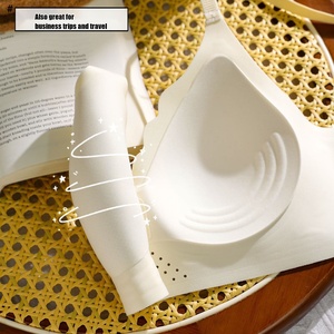 <span class=keywords><strong>Reggiseno</strong></span> Senza Cuciture e Senza Ferretto per Donne, Sottile e Morbido, Copertura Totale, Minimizzatore, Taglie Plus, Chiusura Posteriore a <span class=keywords><strong>4</strong></span> Ganci, M-XXL - Product Image 4