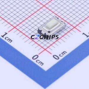 K2-1107ST-A4DW-06 Tactile Switch SMD Switch Single Pole Single Throw Rectangle Button 2.5N Vertical Mount - Product Image 1