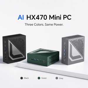 Openclaw ใหม่ <span class=keywords><strong>Mini</strong></span> <span class=keywords><strong>PC</strong></span> <span class=keywords><strong>AMD</strong></span> Ryzen Ai 9 HX470 oculink มินิพีซี16คอร์ DDR5 96GB SSD PCIe4.0 2TB dual 2.5G LAN มินิโฮสต์ - Product Image 1
