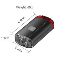 EOS080 Nouvelle lampe de poche pour vélo de route en alliage d'aluminium ultra-léger