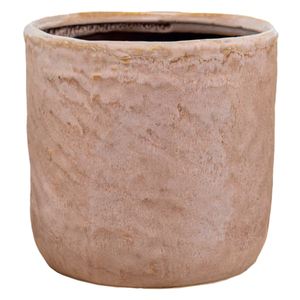 Jarrón VILLAGE color rosa antiguo, diámetro 12.5 cm, altura 12 cm - Product Image 1