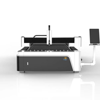Découpeuse de laser de fibre de laser de bureau de haute précision pour l'acier au carbone 1500w