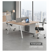 Boîte de rangement modulaire convertible moderne en bois de bouleau et aluminium pour cloison de bureau, avec tiroirs, tailles personnalisées 2, 4, 6, pour poste de travail central du personnel