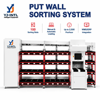 YJ-PW-1 Trieur de commandes automatique haute capacité personnalisable pour entrepôt 3D avec système de mur de stockage