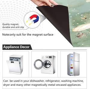 공장 직접 판매 잠자리 식기 세척기 자석 커버 전면 식기 세척기 커버 장식 스티커 23 인치 x 26 인치 - Product Image 3