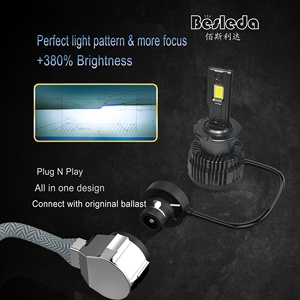 Bombilla LED para Faros Delanteros D1s Serie D, Bombillas LED Canbus D1S D2S D3S D4S D5S D8S de Alta Potencia 110w Súper Brillantes - Product Image 3