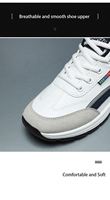 Chaussures de sport pour hommes, baskets confortables à couleurs contrastées, antidérapantes, pour la course à pied et la marche quotidienne