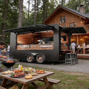 Outdoor Camping Food Truck Portable Mobile Kitchen Catering <b>Trailer</b> for Festival Events - Product Image 1