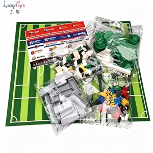 Juego de Fútbol Deportivo de Juguete con Figuras de Acción, Bloques de Construcción Educativos, Bloques Compatibles, 213 Piezas - Product Image 2