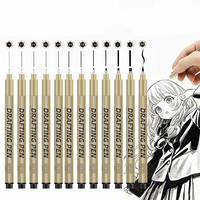 Stylo fineliner à paillettes, stylos de calligraphie pour dessin technique, stylos à encre archivistique, stylos pinceaux pour journalisation et illustration