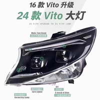 Kit de mise à niveau des phares LED blancs 6000K à faisceau haut/bas 12V pour Mercedes-Benz Vito W447 2016-2023 LXRV