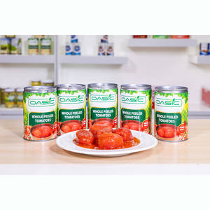 Tomate de ciruela pelado enlatado de calidad superior entero en lata 400g - Product Image 4
