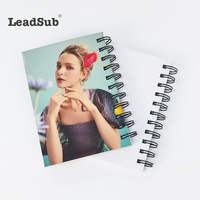 A6 Les carnets vierges de sublimation vierges journaux polyester acceptent la conception personnalisée