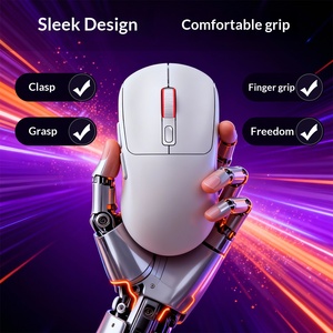 Blue Tooth Wired 2.4G Three-Mode Lightweight Gaming <b>Mouse</b>, RGB Private Mold Ergonomic <b>Mice</b> for Desktop PC E-Sports Office Use - Product Image 2